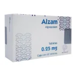 ALZAM ALPRAZOLAM 0.25MG 60TABS