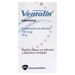 VENTOLIN INHALER SALBUTAMOL100MCG 200DOSES