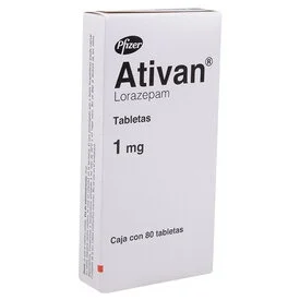 ATIVAN LORAZEPAM 1MG 80TABS