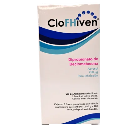 CLOFHIVEN INHALER BECLOMETASONE 250MCG/12.8GR 200DOSES