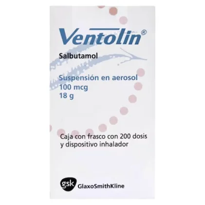 VENTOLIN INHALER SALBUTAMOL100MCG 200DOSES