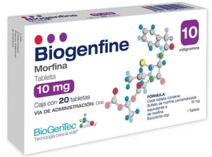 BIOGENFINE MORFINE 10MG 20TABS