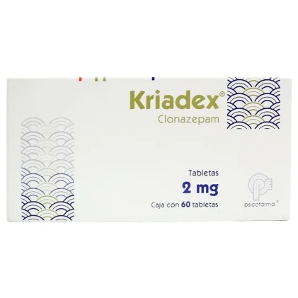 KRIADEX CLONAZEPAM 2MG 60TABS