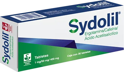 SYDOLIL ACETYLSALICYLIC ACID 400MG/ CAFFEINE 50MG/ERGOTAMINE 1MG  36 TABLETS